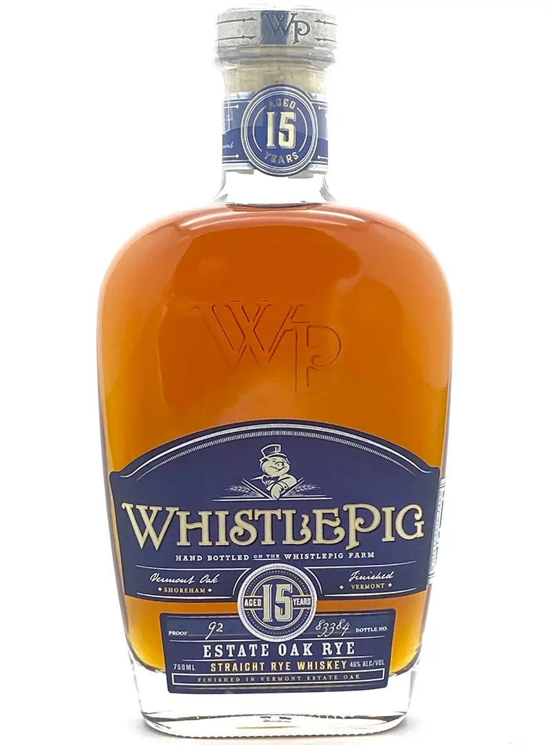 WhistlePig Distillery WhistlePig 15 Year Old Straight Rye Whiskey, Vermont