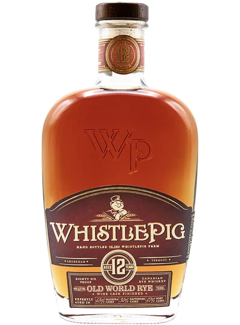 WhistlePig Distillery WhistlePig 12 Year Old World Straight Rye, Whiskey, Vermont