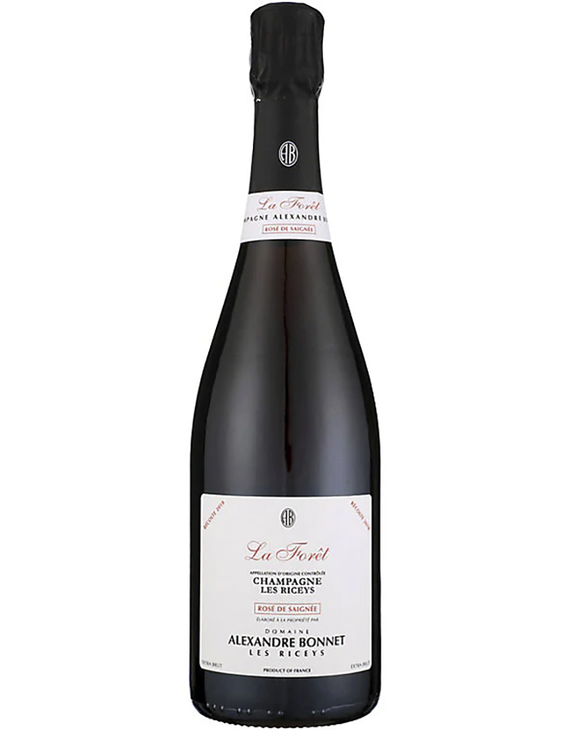 Alexandre Bonnet 2018 'La Foret' Champagne Les Riceys Extra Brut Rosé de Saignée, Champagne, France