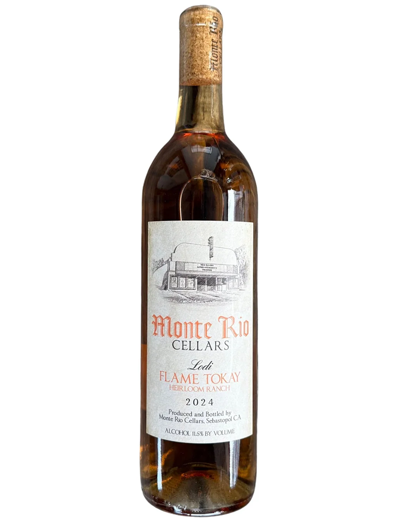 Monte Rio Cellars 2024 Flame Tokay Heirloom Ranch, Lodi, California [Orange]