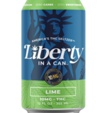 Liberty In A Can 10mg THC Lime Seltzer, Tennessee - 4pk -12oz Cans