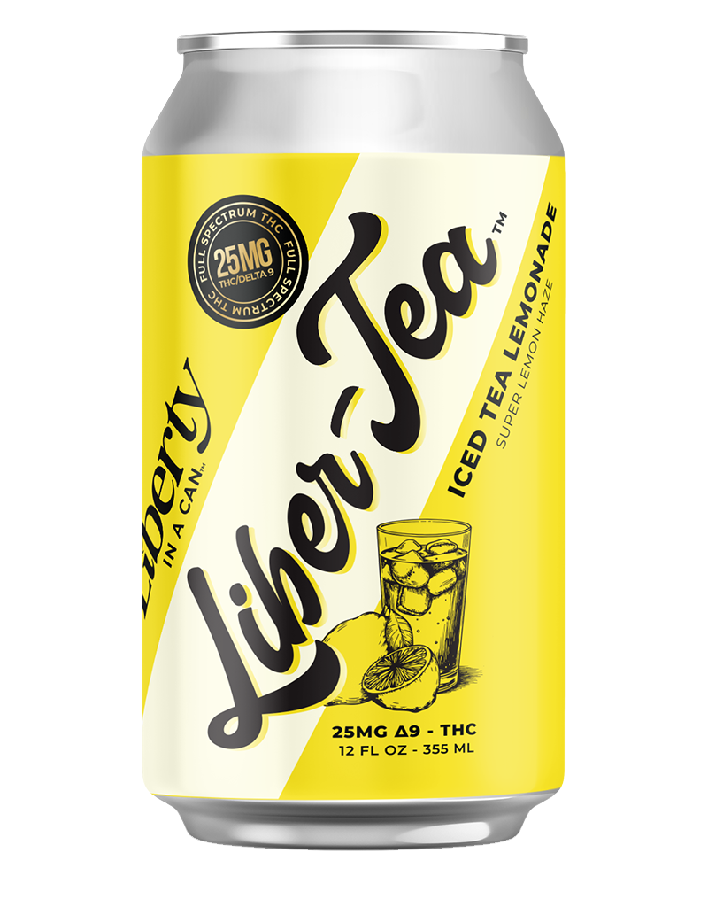 Liberty In A Can 25mg THC Liber-Tea Seltzer, Tennessee - 4pk -12oz Cans