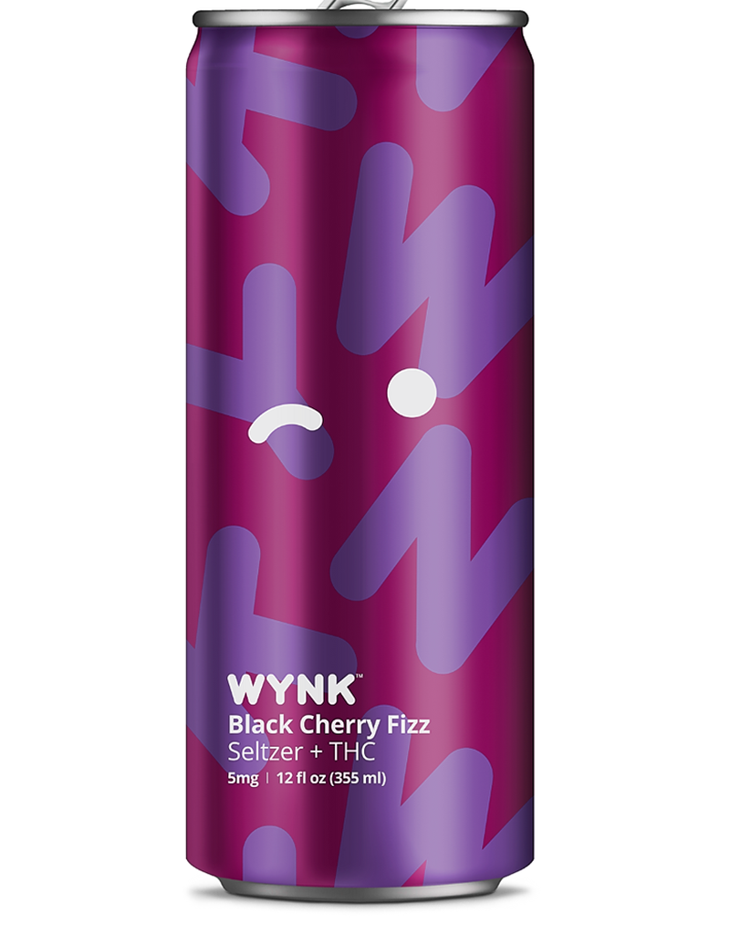 WYNK Black Cherry Fizz THC/CBD Seltzer 5mg, New York - 6-pack