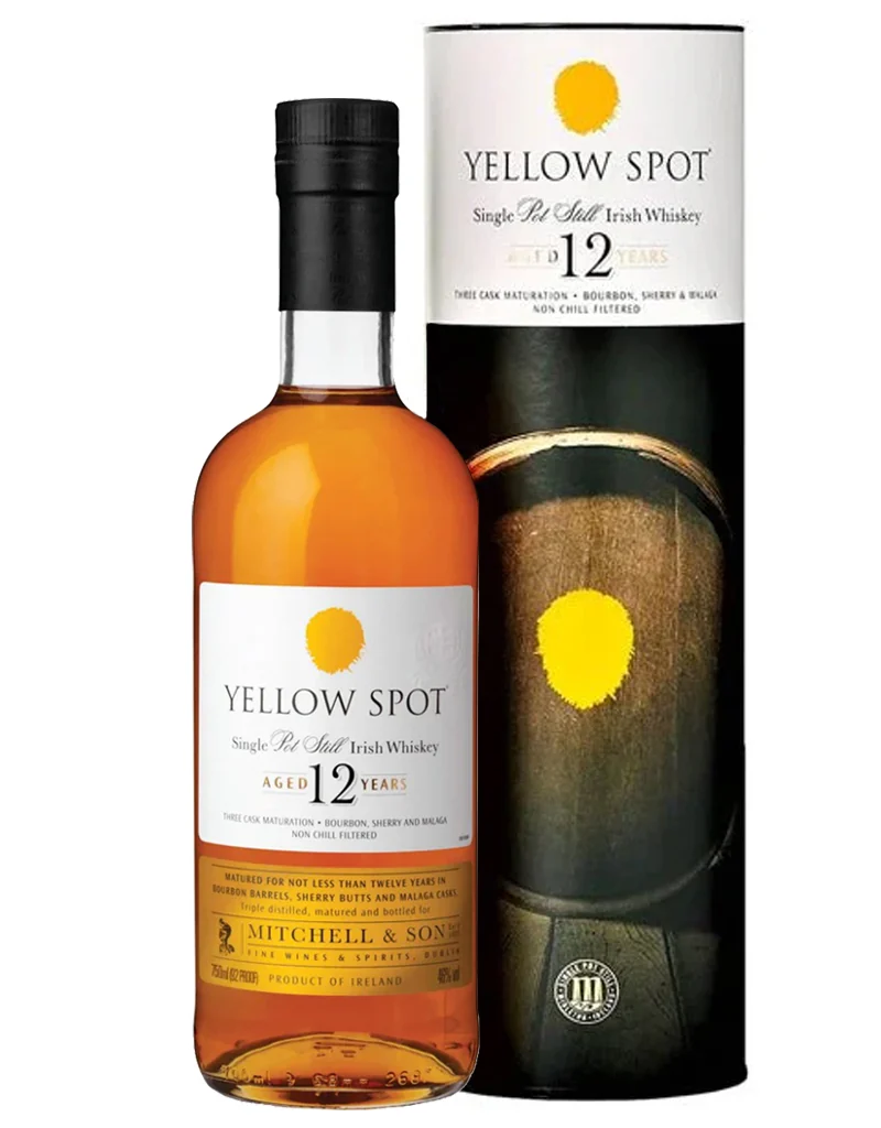 Mitchell & Son Yellow Spot 12 Year Old Single Pot Still Irish Whiskey, County Cork, Ireland