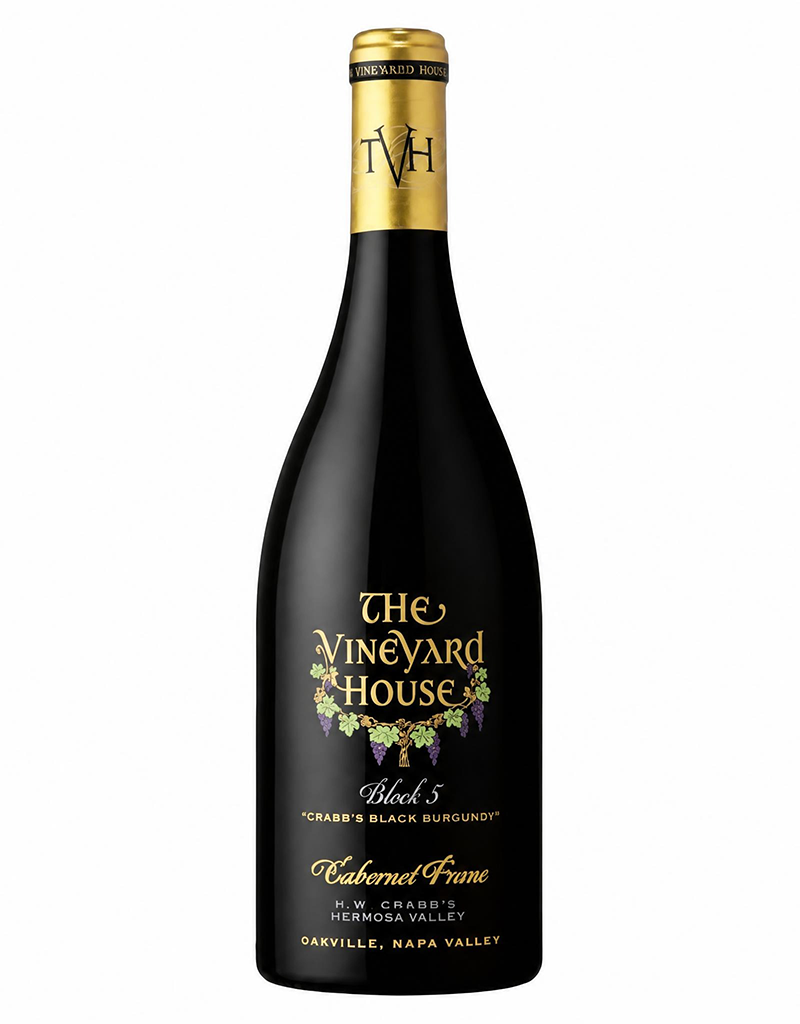 The Vineyard House 2021 Block 5 "Crabb's Black Burgundy", Hermosa Vineyard, Cabernet Franc, Oakville, Napa Valley, California