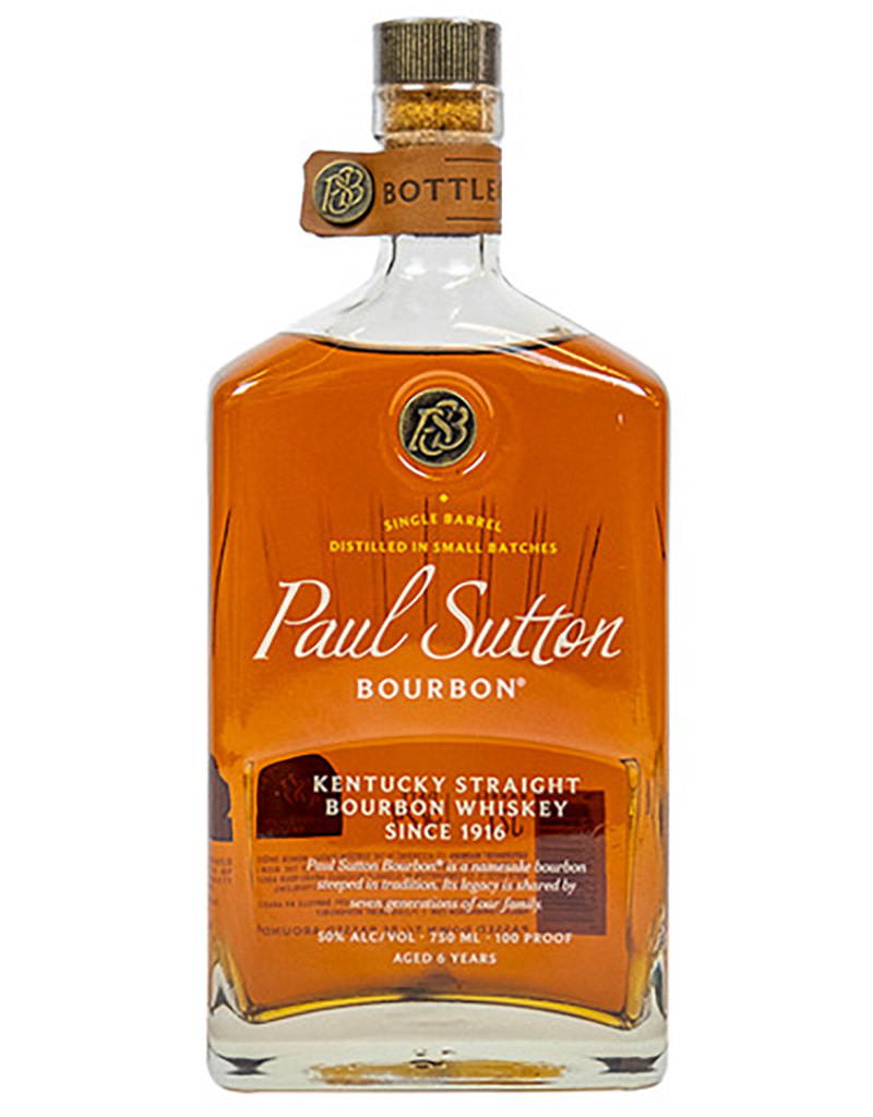 Paul Sutton Private Barrel Kentucky Straight 6 Year Bourbon Whiskey, Kentucky [Bottled in Bond]