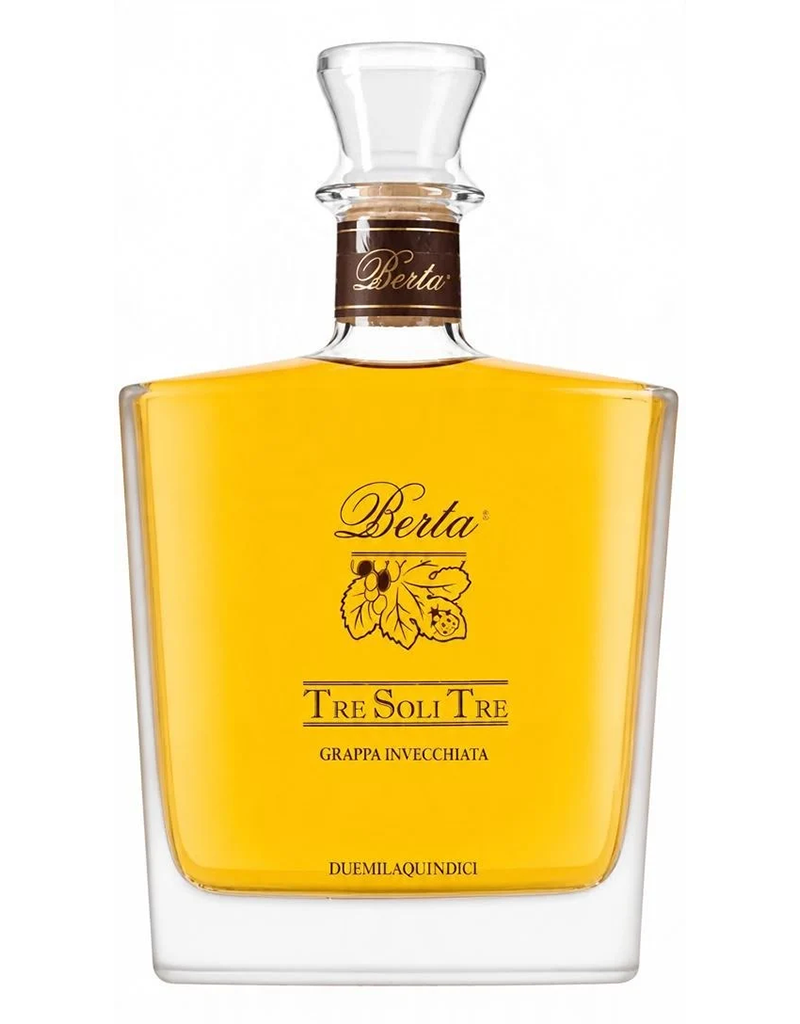 Berta Tre Soli Tre Nebbiolo Grappa, Piedmont, Italy