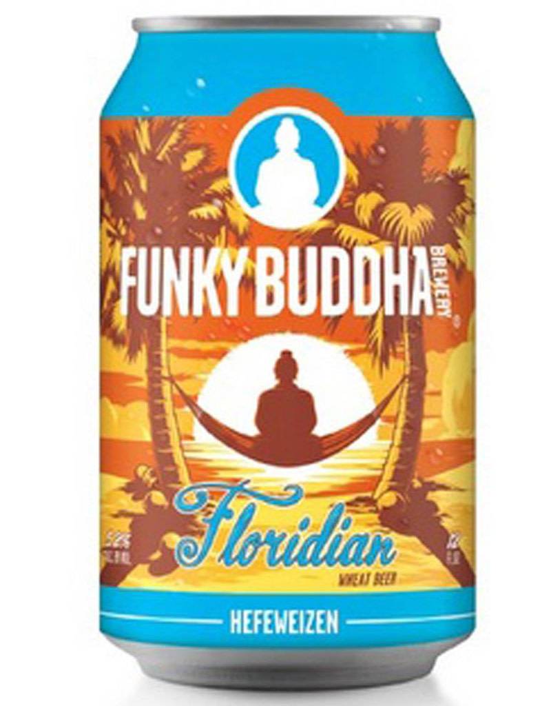 Funky Buddha Brewery Funky Buddha Brewery 'Floridian' Hefeweizen, Tampa, Florida 6pk Cans