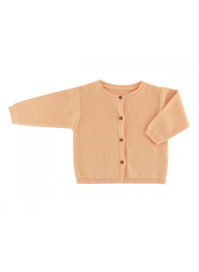 apricot cardigan
