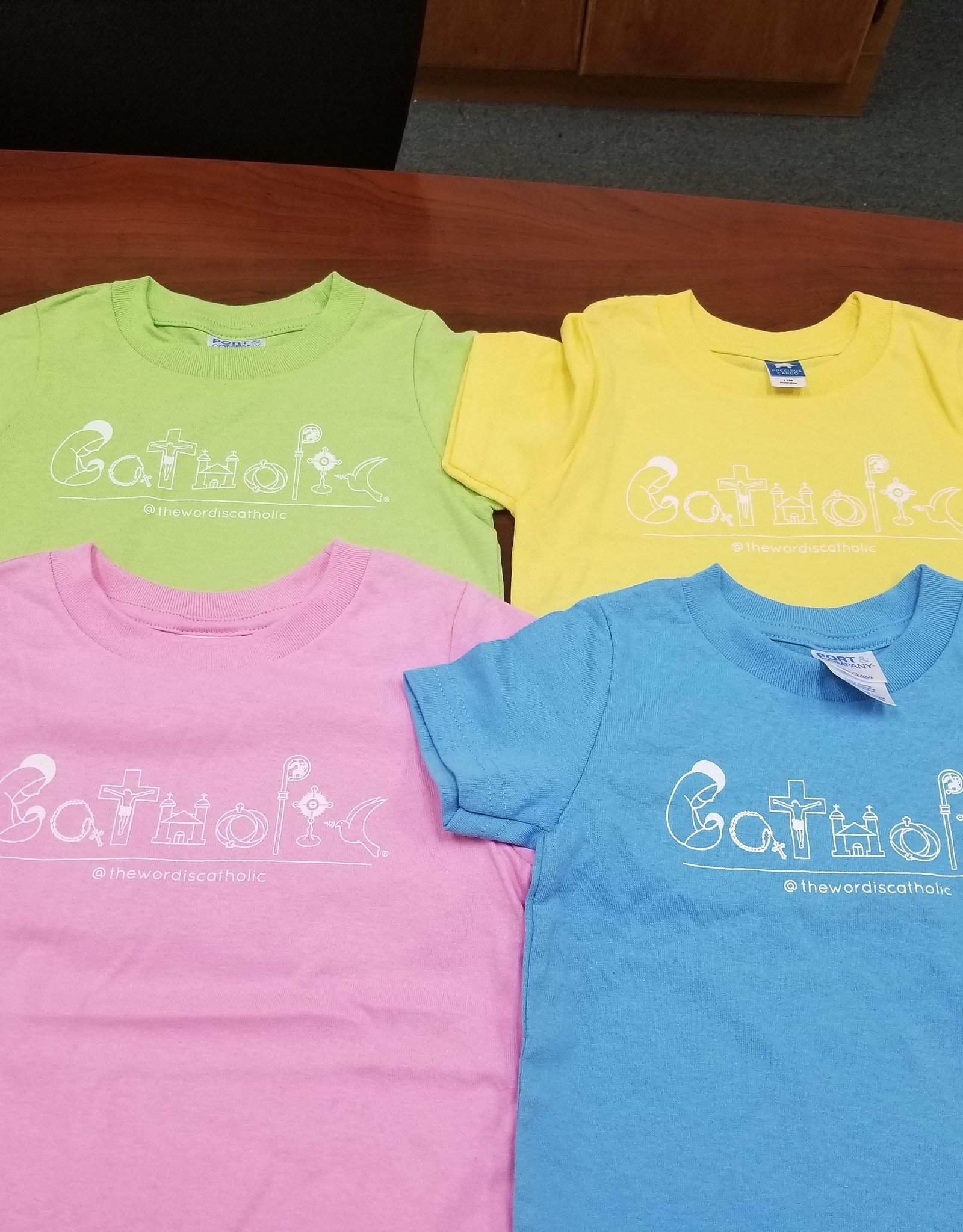 Catholic Toddler Pastel Shirt