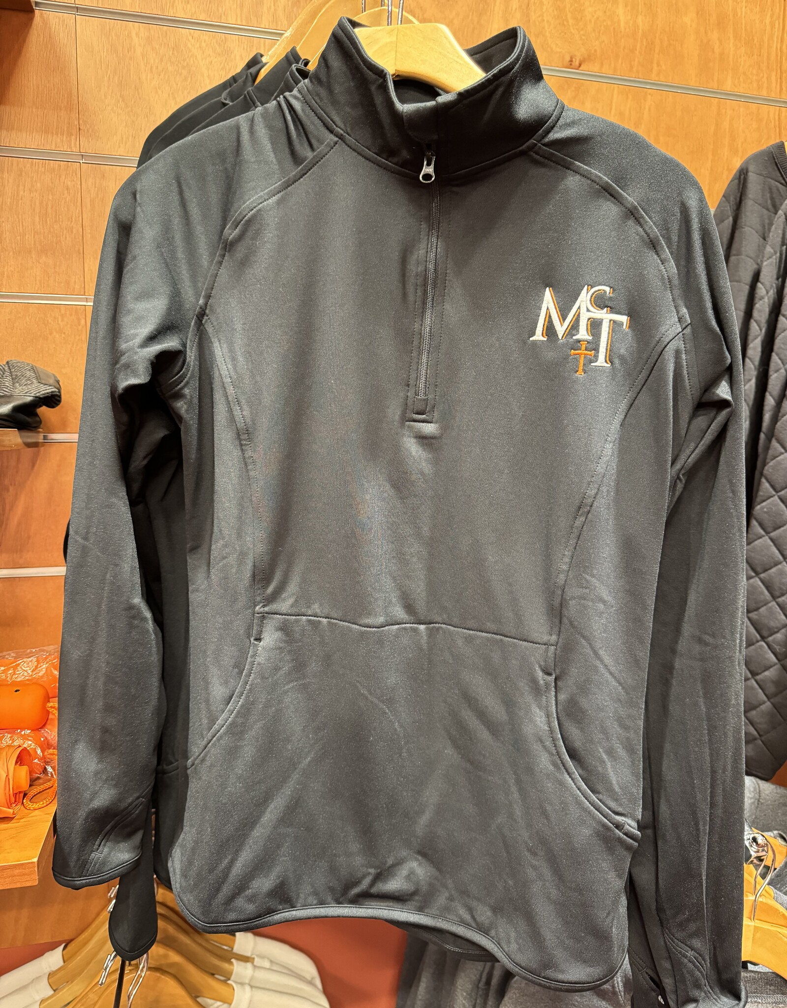 McT Ladies Half Zip Black