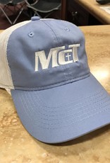 Trucker Hat w/White Logo Blue