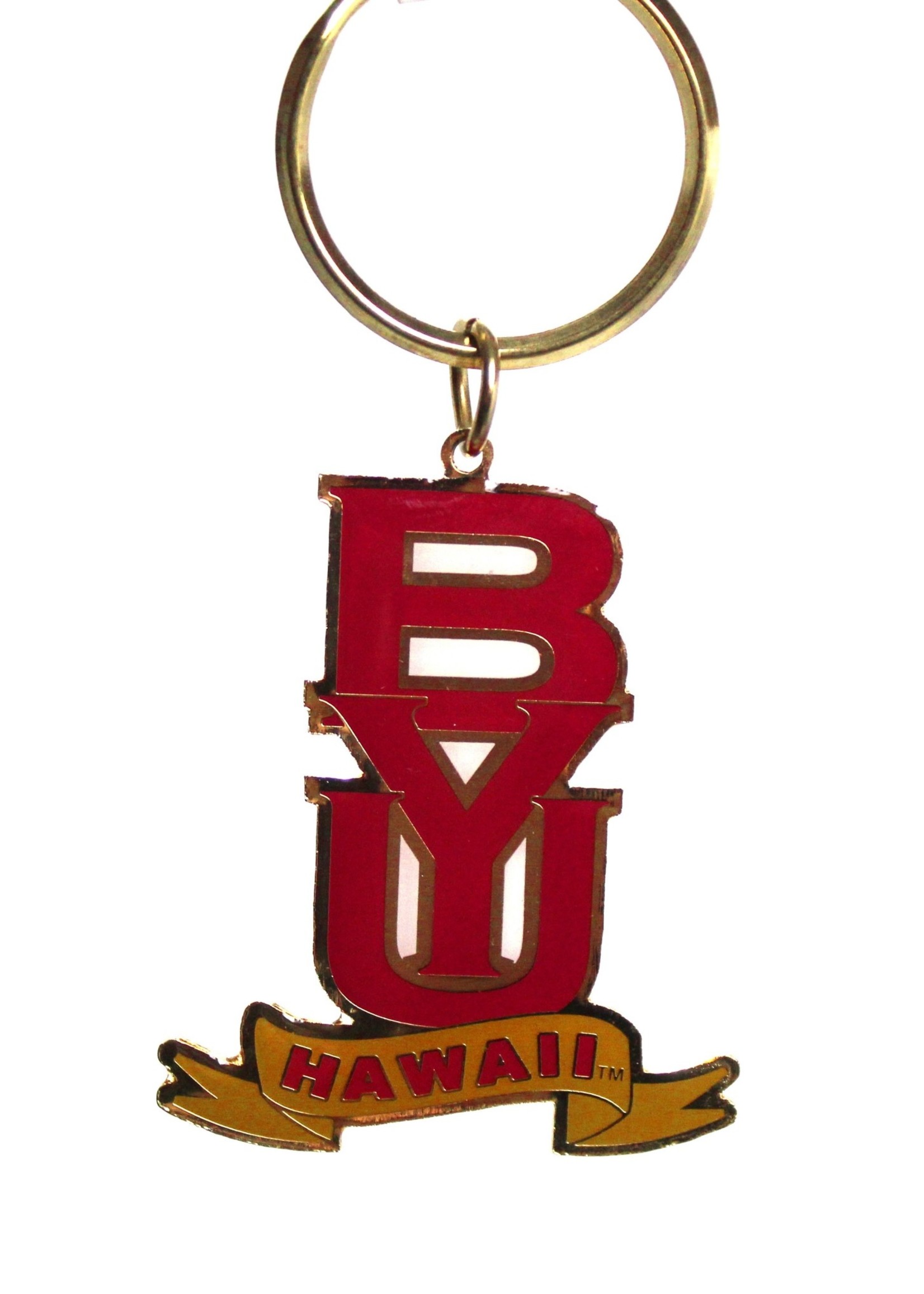 DISC R&D BYU-Hawaii Metal Key Taga Hawaii Banner