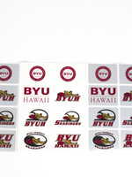 BYUH LOGO STICKERS 4PK