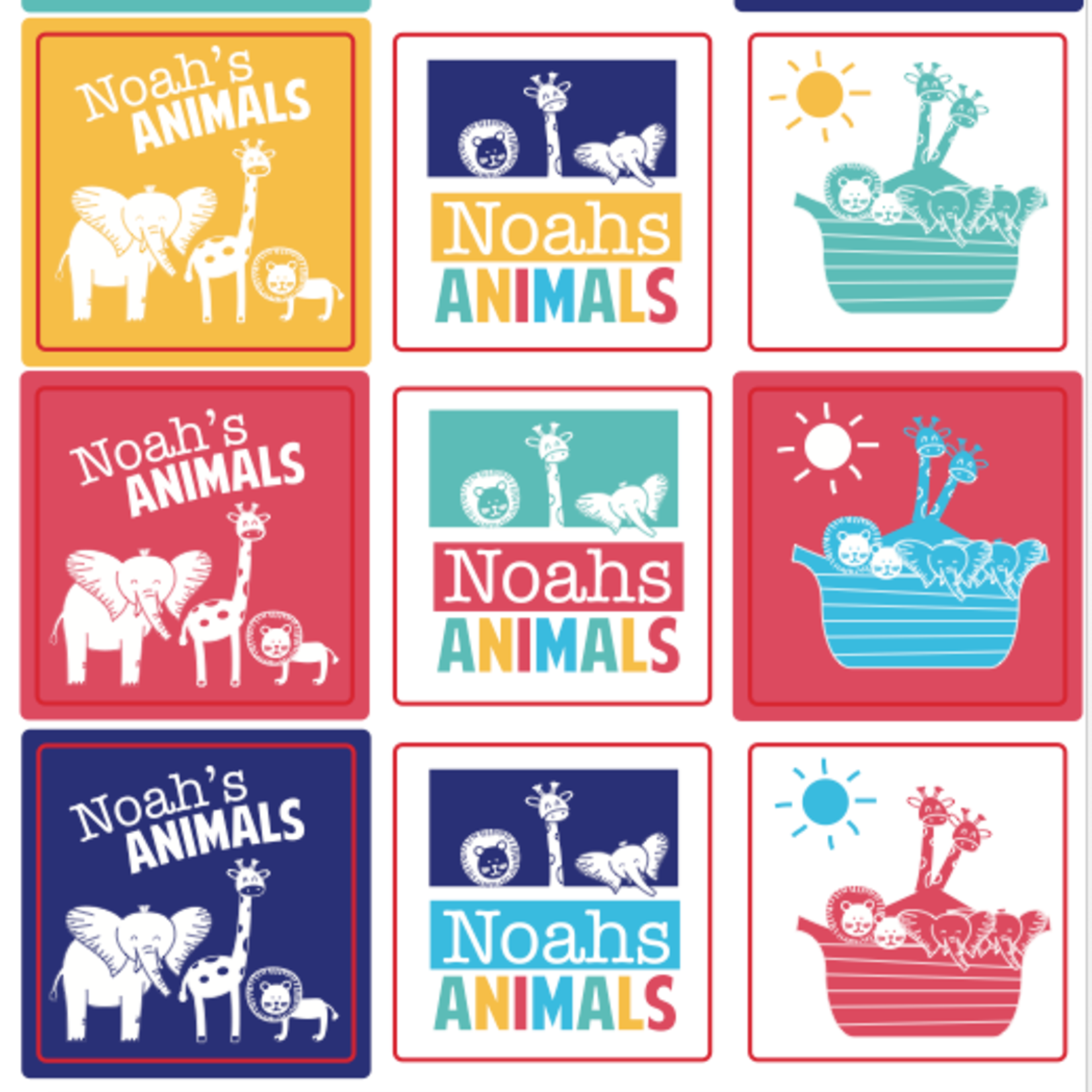 Noah's Animal Stickers