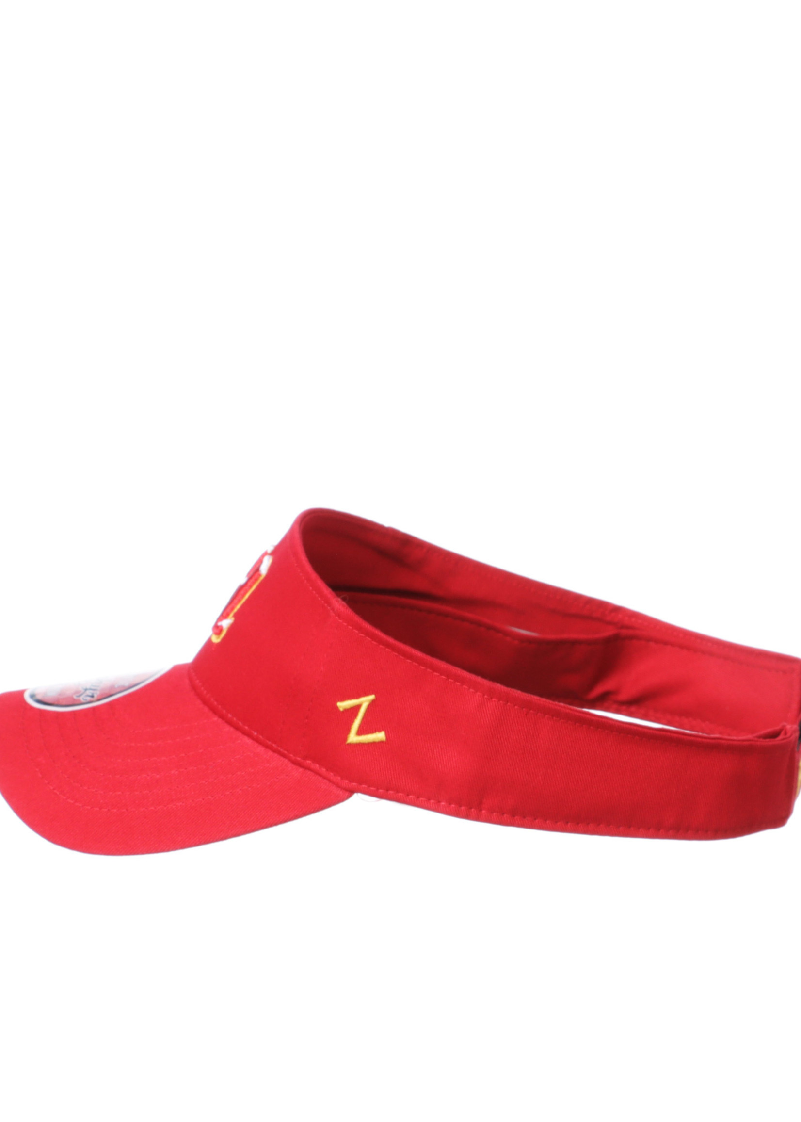 ZEPHYR DISC CLR Zephyr Visor "H" Canoe -  Dark Red