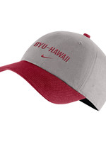 Nike Nike Grey & Crimson BYU-Hawaii Color Block Cap