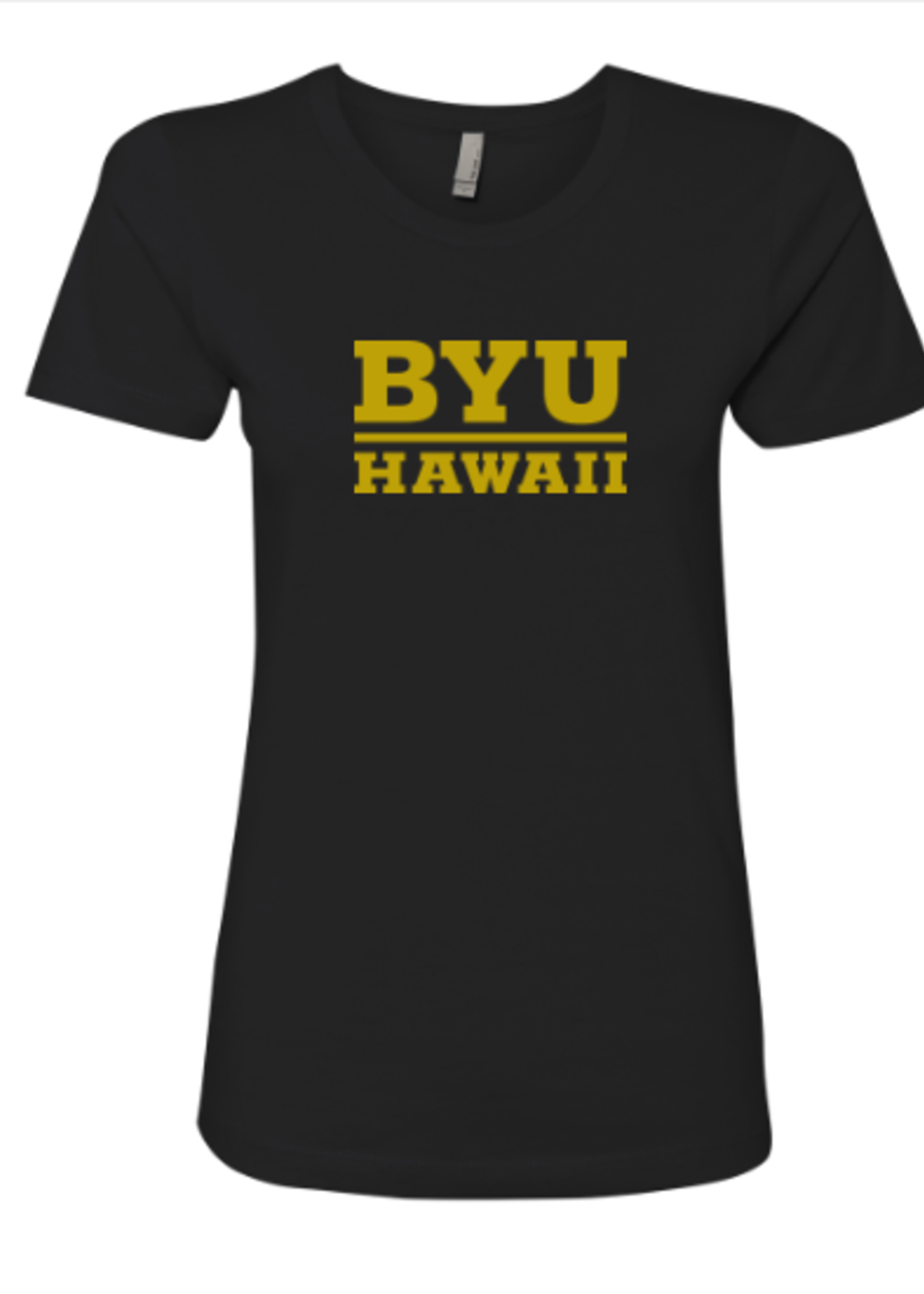 BYU-Hawaii Ladies Gold Foil Shirt -