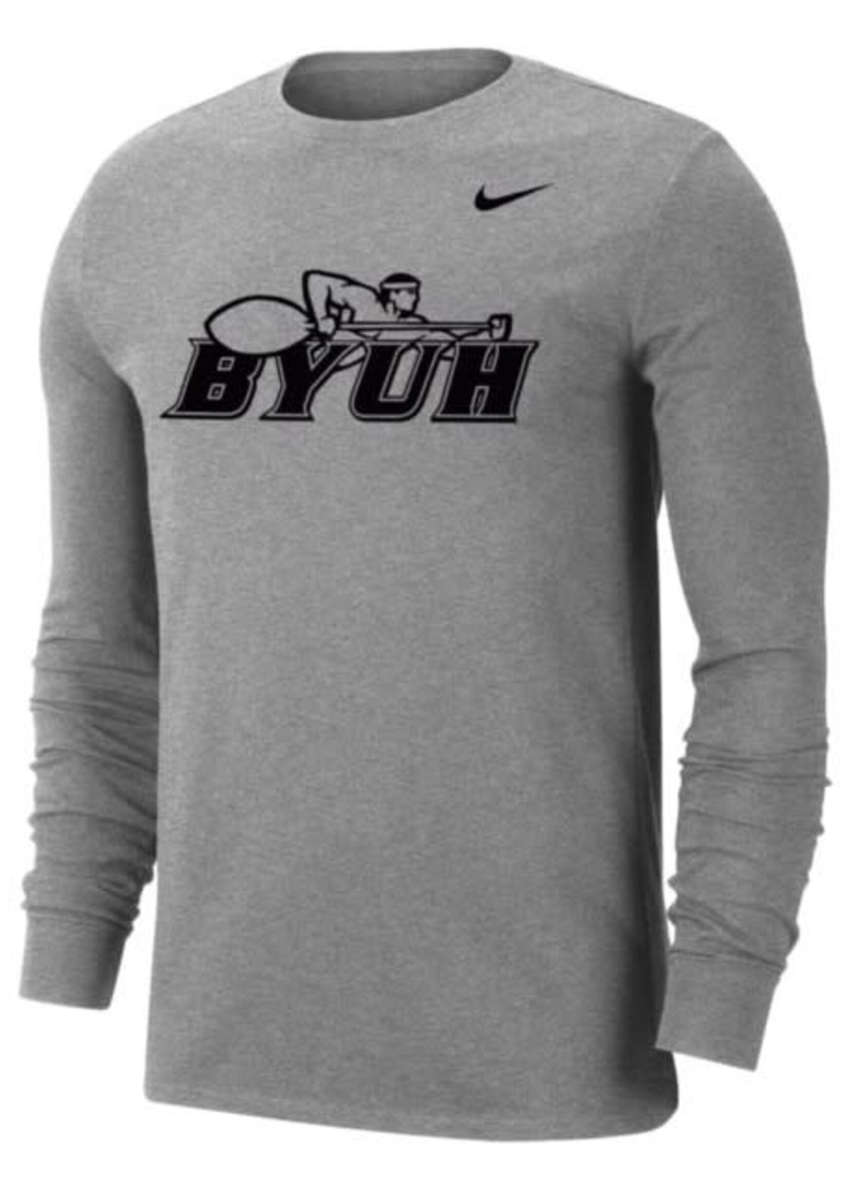 Nike Nike Dri-Fit Cotton Tee Long Sleeve Heather -