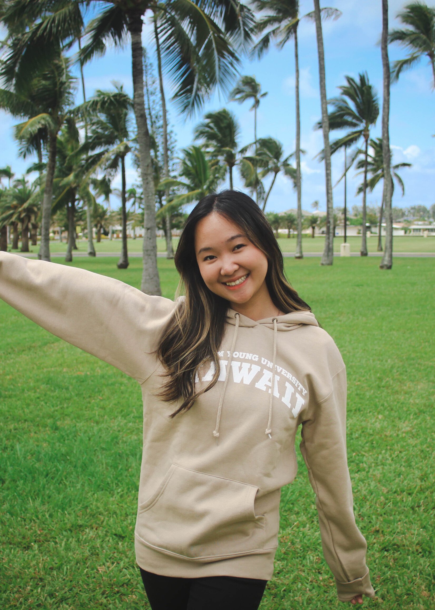 Blue 84 BYU Hawaii Khaki Hoodie -