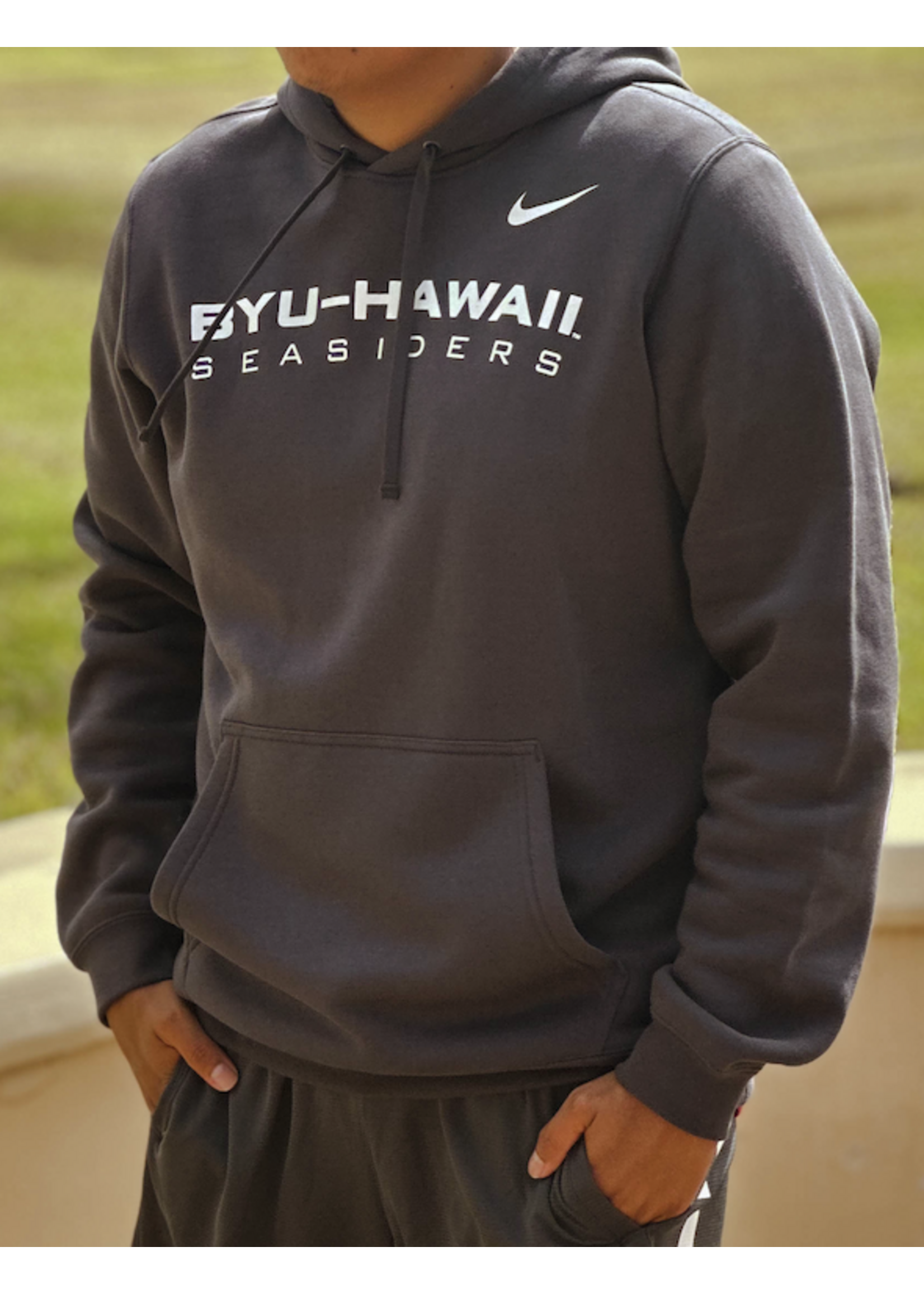 Nike Nike Anthracite Club Fleece Hoodie -