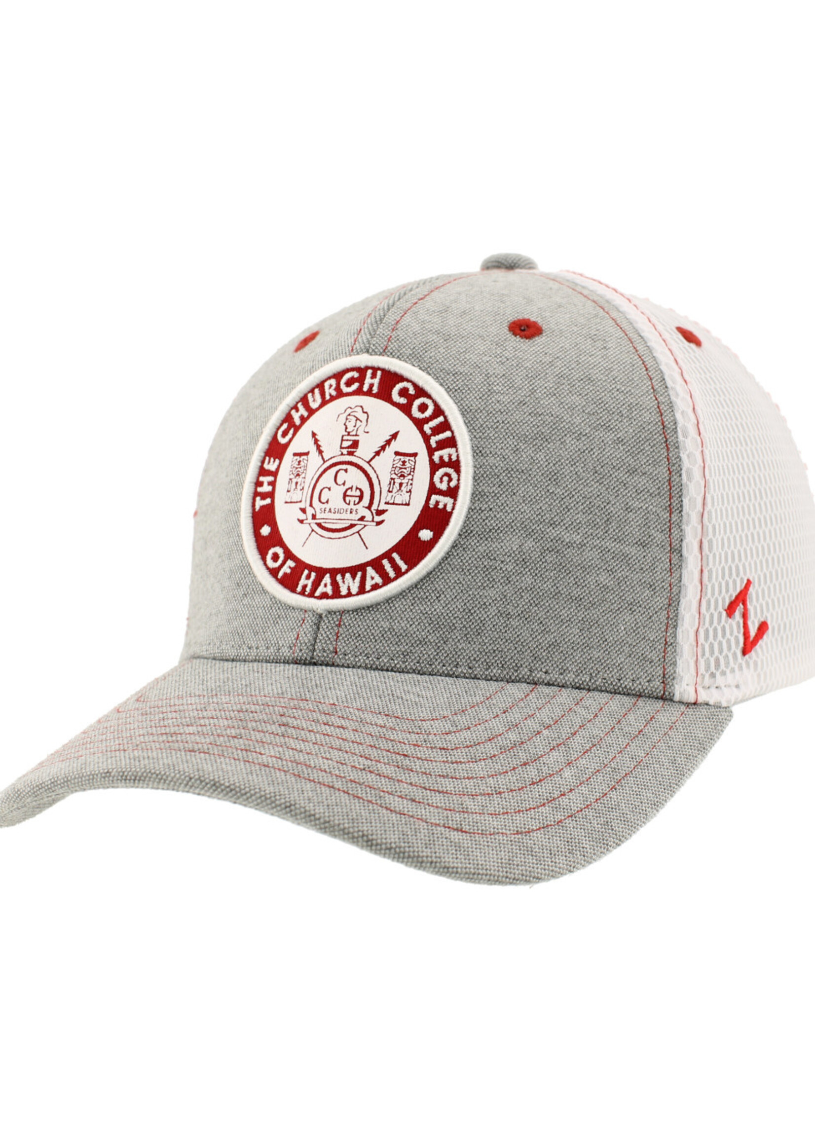 ZEPHYR Zephyr The Church College of Hawaii "Polo Knit Curve" Hat -