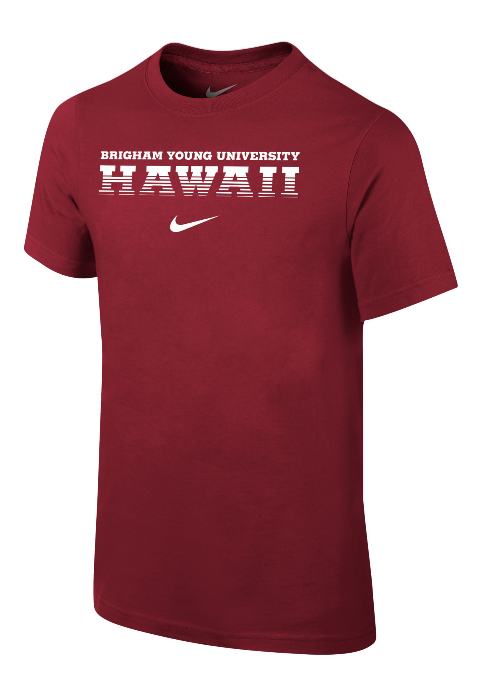 Nike Nike BYU-Hawaii Cardinal & White Youth Tee -