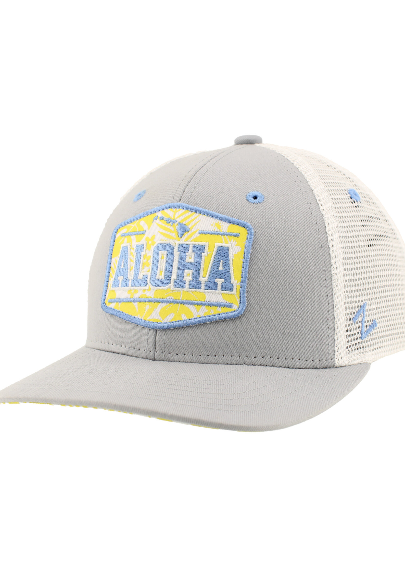 Zephyr Aloha Grey/White With Islands Cap