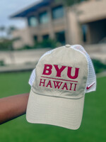 Nike Nike Stone With Cardinal Logo BYU-Hawaii Washed Trucker Hat