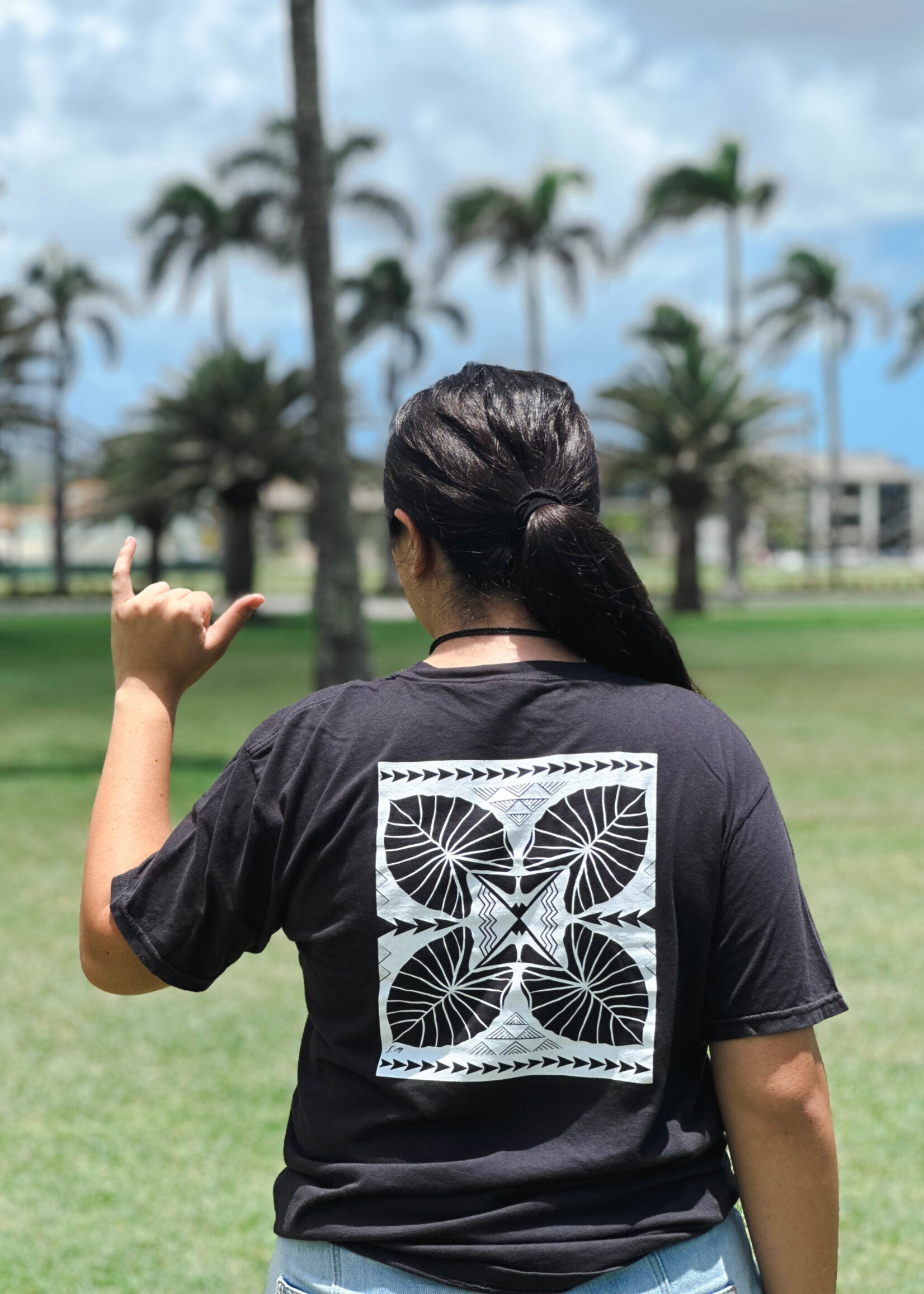BYU-Hawaii/Shaka Tee Black -