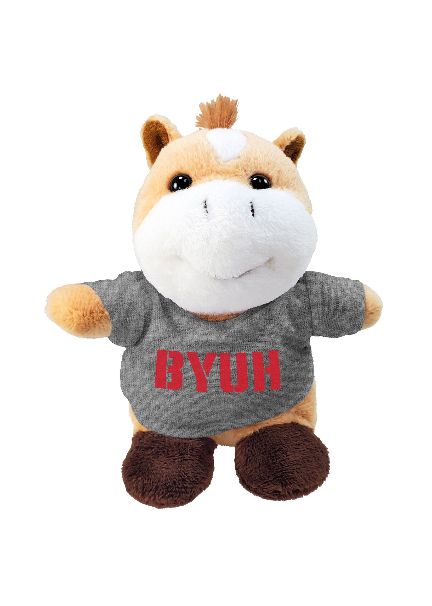 Stubby Soft Toy 5" w/ Grey Tee -