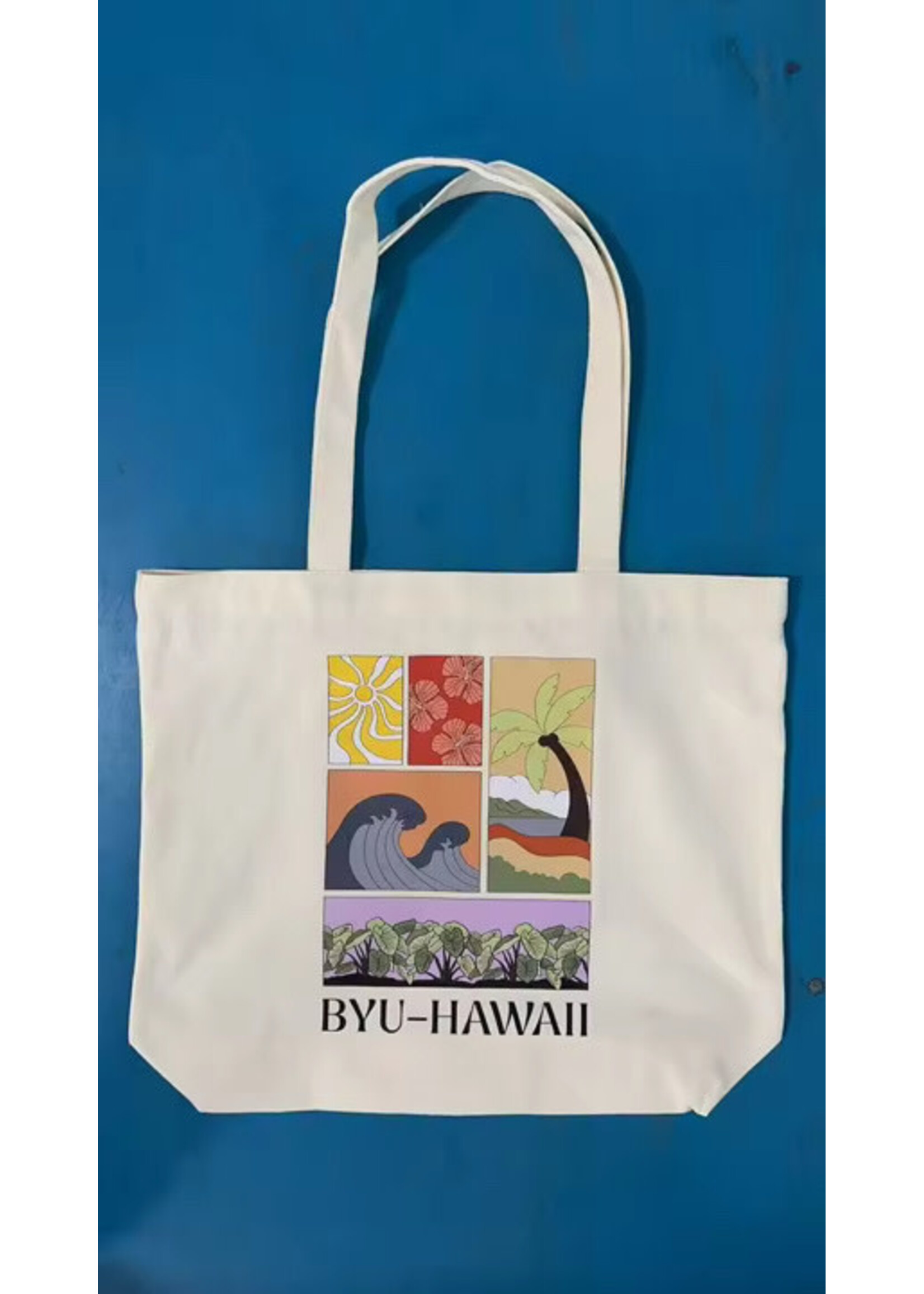 BYU-Hawaii Vintage Island Tote Bag