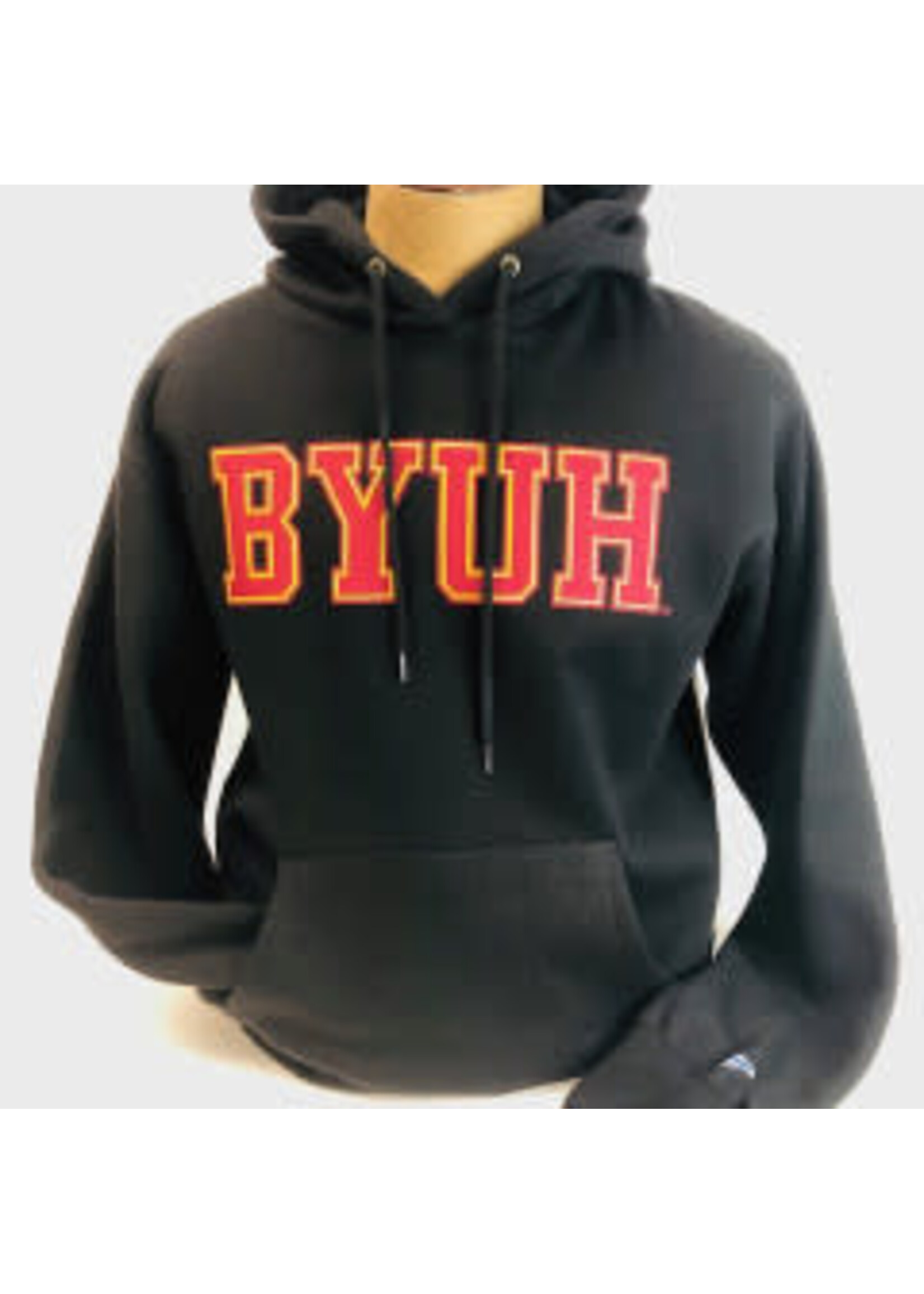 Hoodie With Red BYUH & Gold: