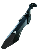 Axiom Rear Runner Fender Black Grey Fits 26, 27.5, 29, 700C Axiom Rear Runner Fender Black Grey Fits 26, 27.5, 29, 700C
