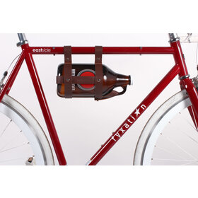 LEATHER GROWLER HOLDER BROWN