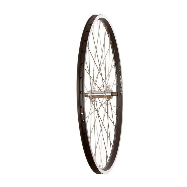 Wheel Shop, Rear 26" Wheel, 36H Black Ally Duble Wall Ev E Tur 19/ Silver Frmula FM-31 QR FW Hub, Stainless Spkes