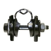 EVO, Seatpost clamp for under Saddle Steel, Black