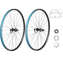 49N Wheel Rear 29" DISC CL/6B QR BK