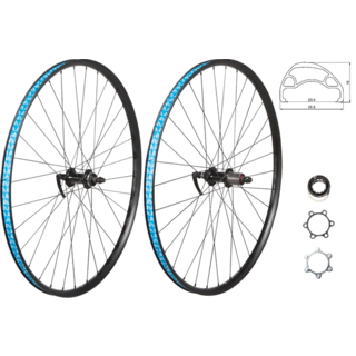 49N Wheel Rear 29" DISC CL/6B QR BK