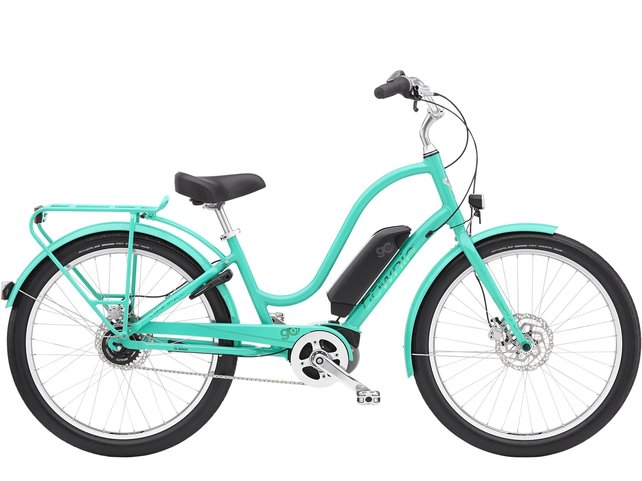 Electra Townie Go! 5i Jade Green -  with upgraded 500 wh battery