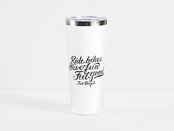Trek Ride Bikes Have Fun Feel Good Tumbler 20oz White