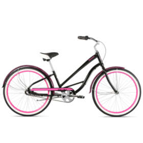 Del Sol Shoreliner 3 Speed Women's  Black n Pink