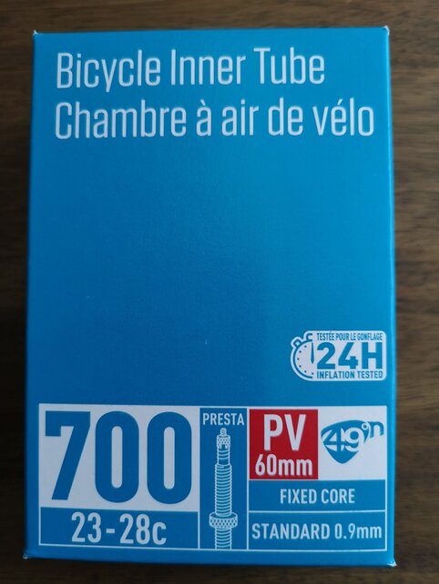 49N Tube STD 700C x 28 - 35MM Presta 60 160021-20