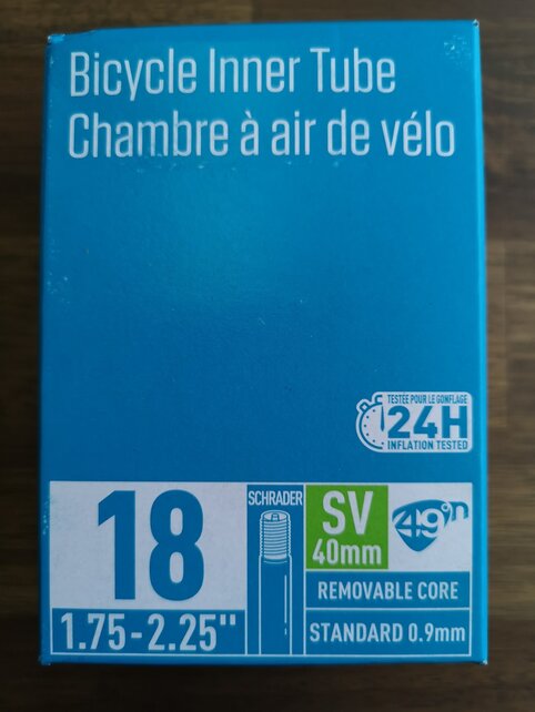 49N 18 X 1.75/2.25 TUBE SCHRADER 160020-06