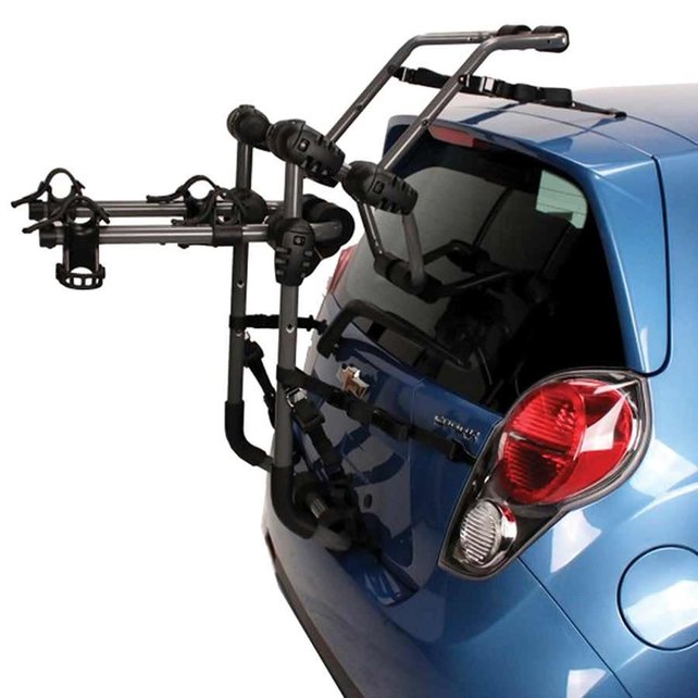 Hollywood Racks, Over-The-Top 2 Bike, Trunk Mount Rack, Bikes: 2, Black/Grey