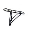 Catrike Universal Rear Rack - Black 20" - 700C