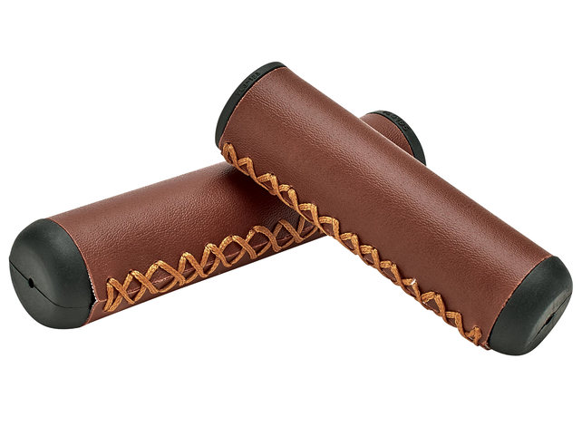 Electra Hand-Stitched Long/Short Grips 92/125mm - Brown