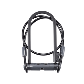 Bontrager Elite Keyed U - Lock with 4' Cable