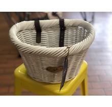 Nantucket Cruiser Basket  14in (l) x 10.5in (w) x 9.5in (h)- White