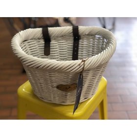 Nantucket Cruiser Basket  14in (l) x 10.5in (w) x 9.5in (h)- White